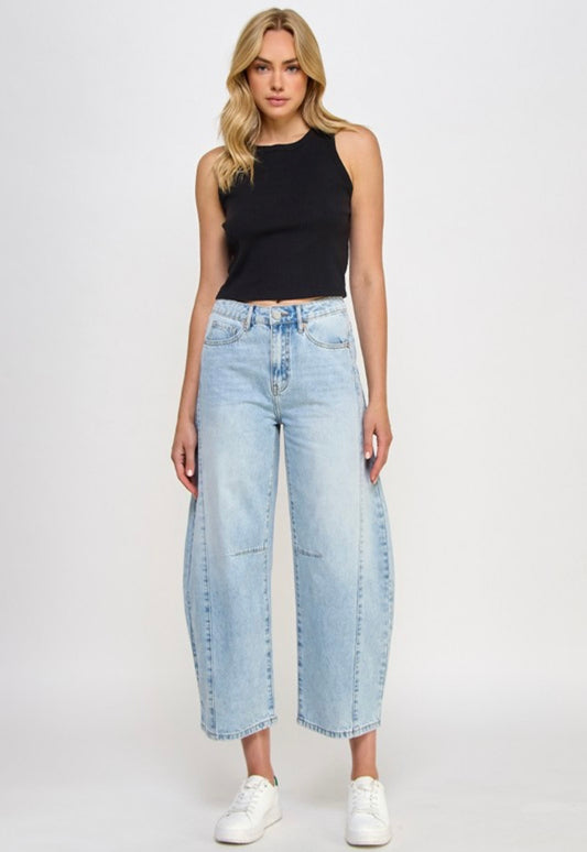 High rise jeans