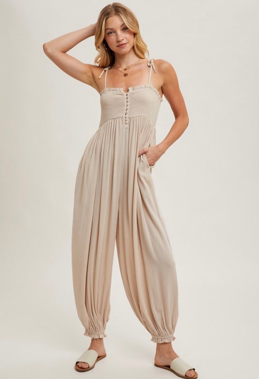 Oatmeal jumpsuit