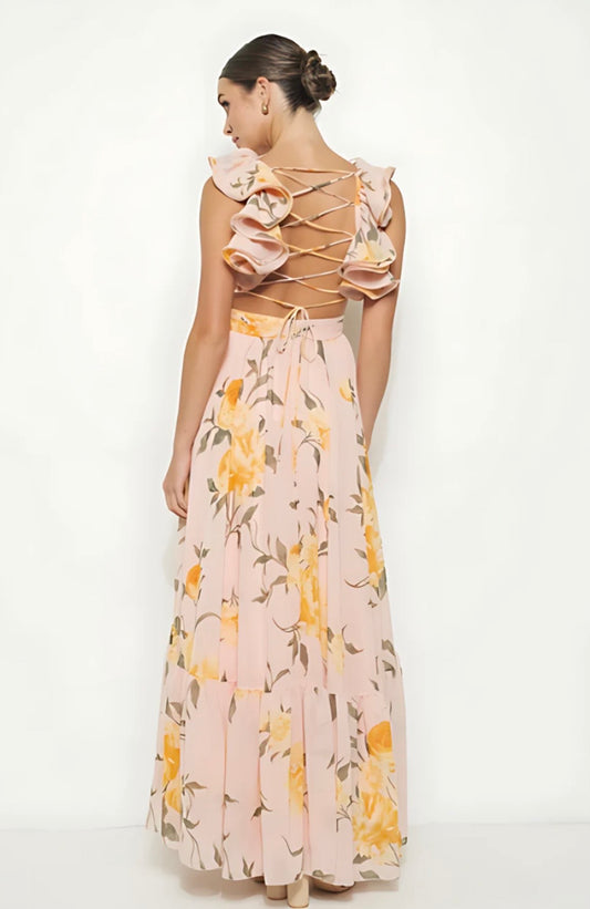 Floral maxi dress